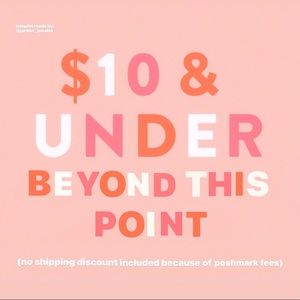 ✨ $10 & Under! ✨